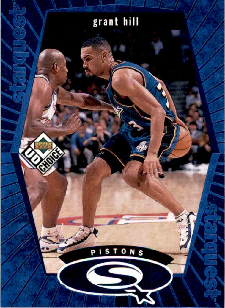 1998-99 UD Choice StarQuest Blue Grant Hill #SQ8 card front image