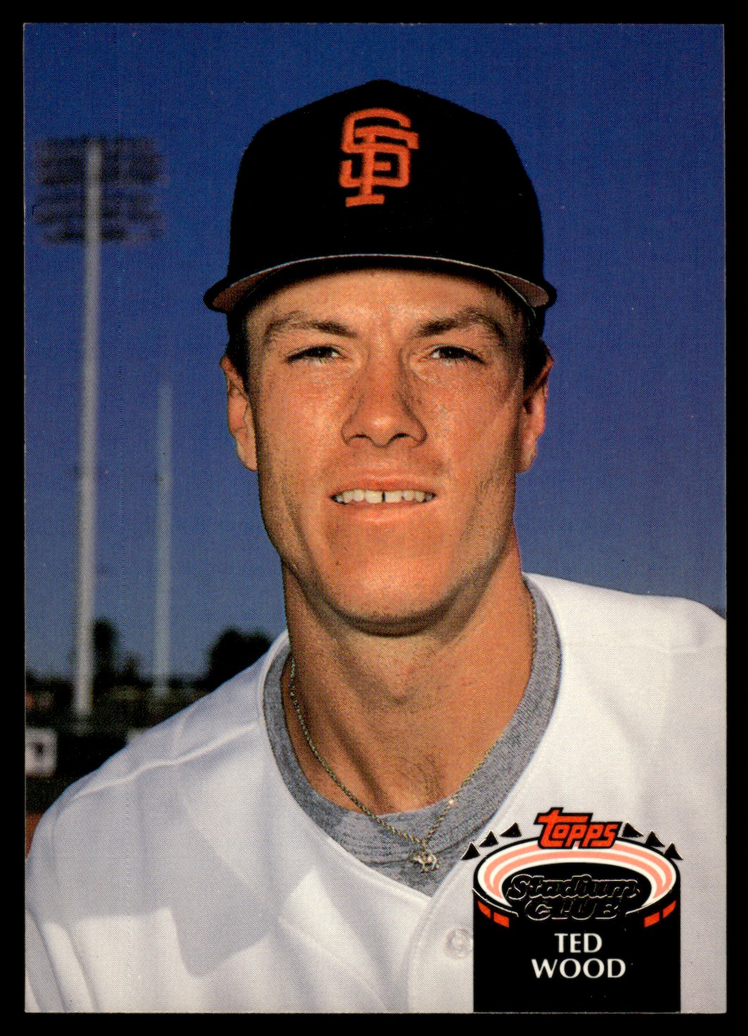 1992 Topps Stadium Club #799 Ted Wood San Francisco Giants | eBay