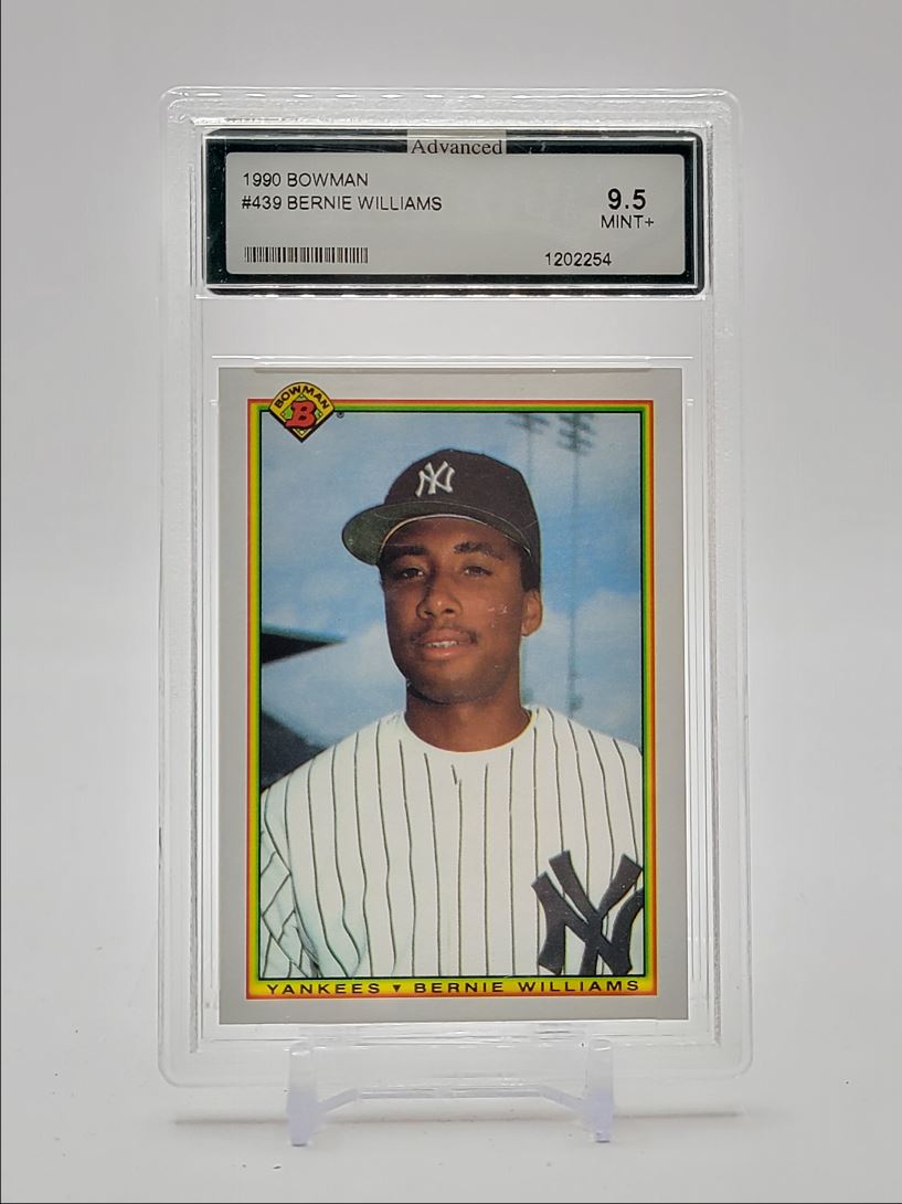 1990 BOWMAN BASEBALL ROOKIE YANKEES #439 BERNIE WILLIAMS on Kronozio
