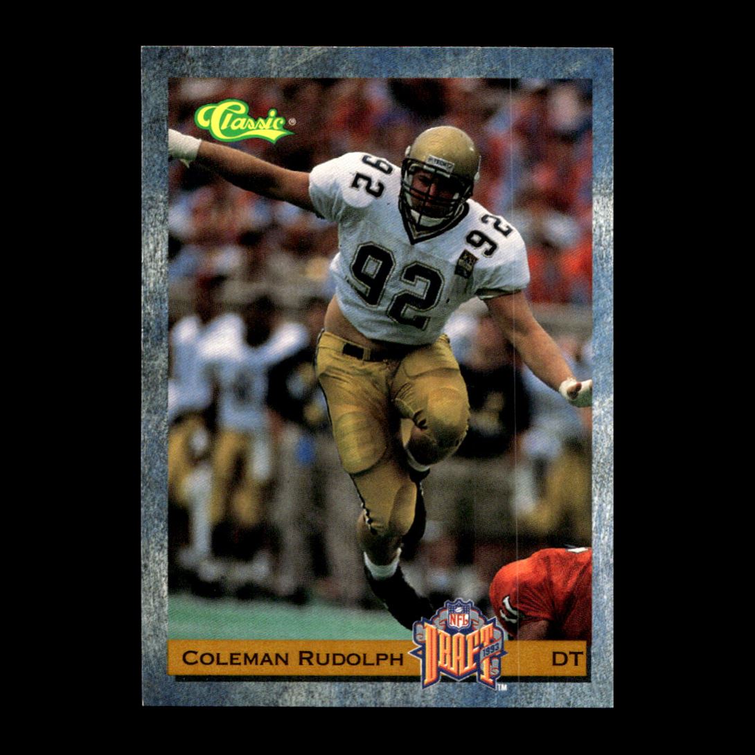 Coleman Rudolph 1993 Classic New York Jets #65 R326C 40 | eBay