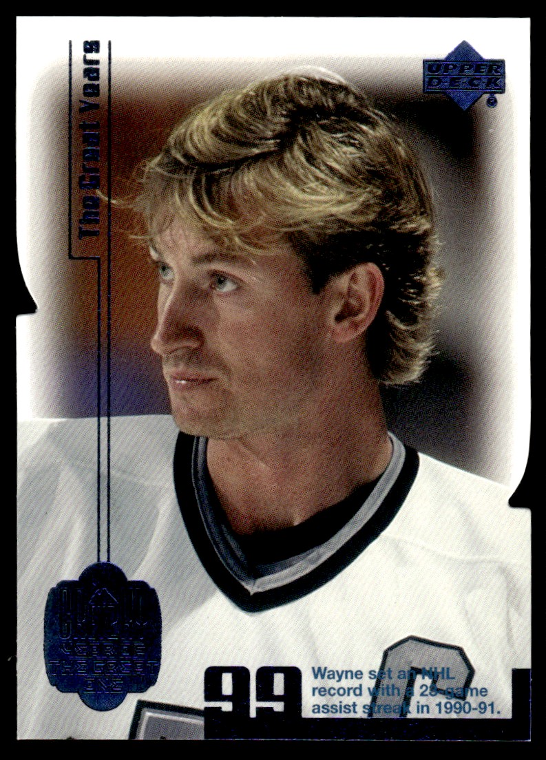 Wayne Gretzky Rookie card　① 1999-00 Wayne Gretzky Living Legend Year of the Great One 1990-91