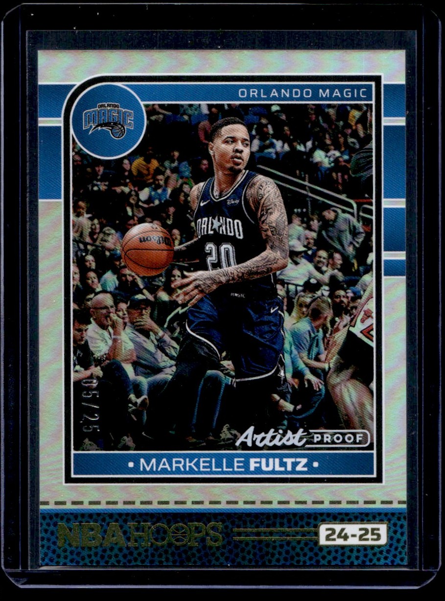 2024-25 Hoops Artists Proof Markelle Fultz 05/25 Orlando Magic #220