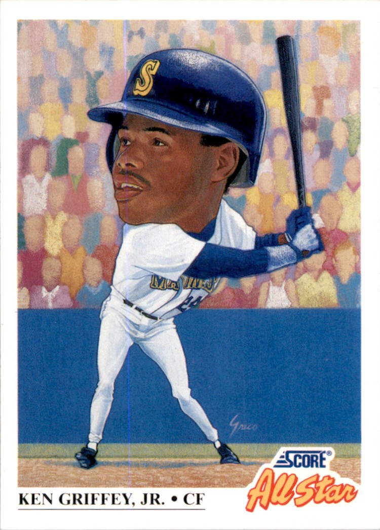 1991 Score All-Star Baseball Ken Griffey Jr. Seattle Mariners #396