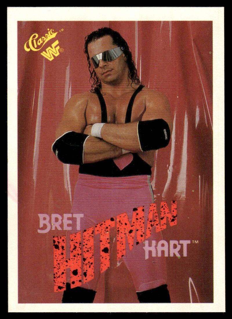 BRET HART HITMAN Ⅱ 1990 Classic WWF Bret Hitman Hart #95 on Kronozio