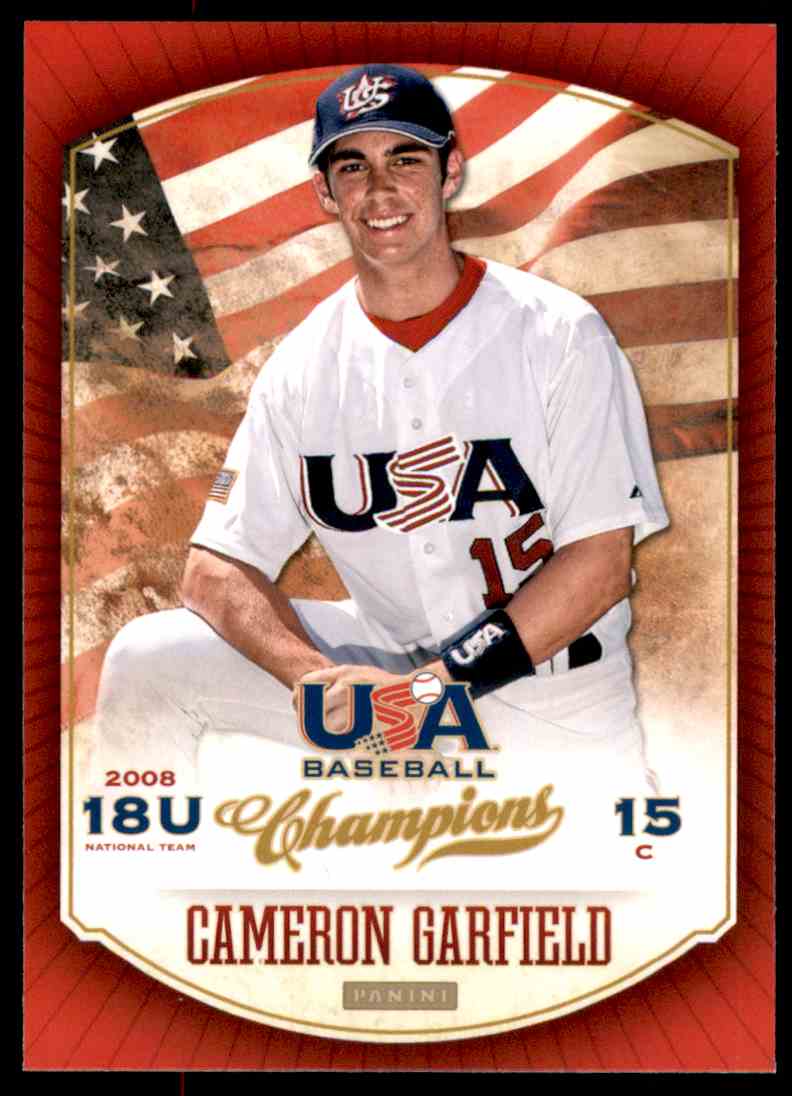 2013 USA Baseball Champions Cameron Garfield 71 on Kronozio