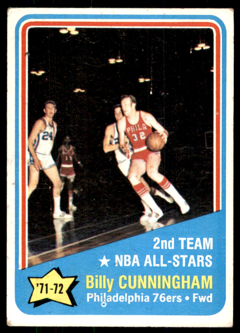 1972-73 Topps Billy Cunningham #167 card front image