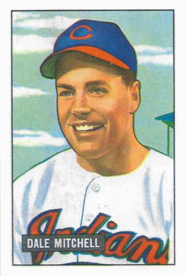 1986 C.C.C. 1951 Bowman Reprint Dale Mitchell #5