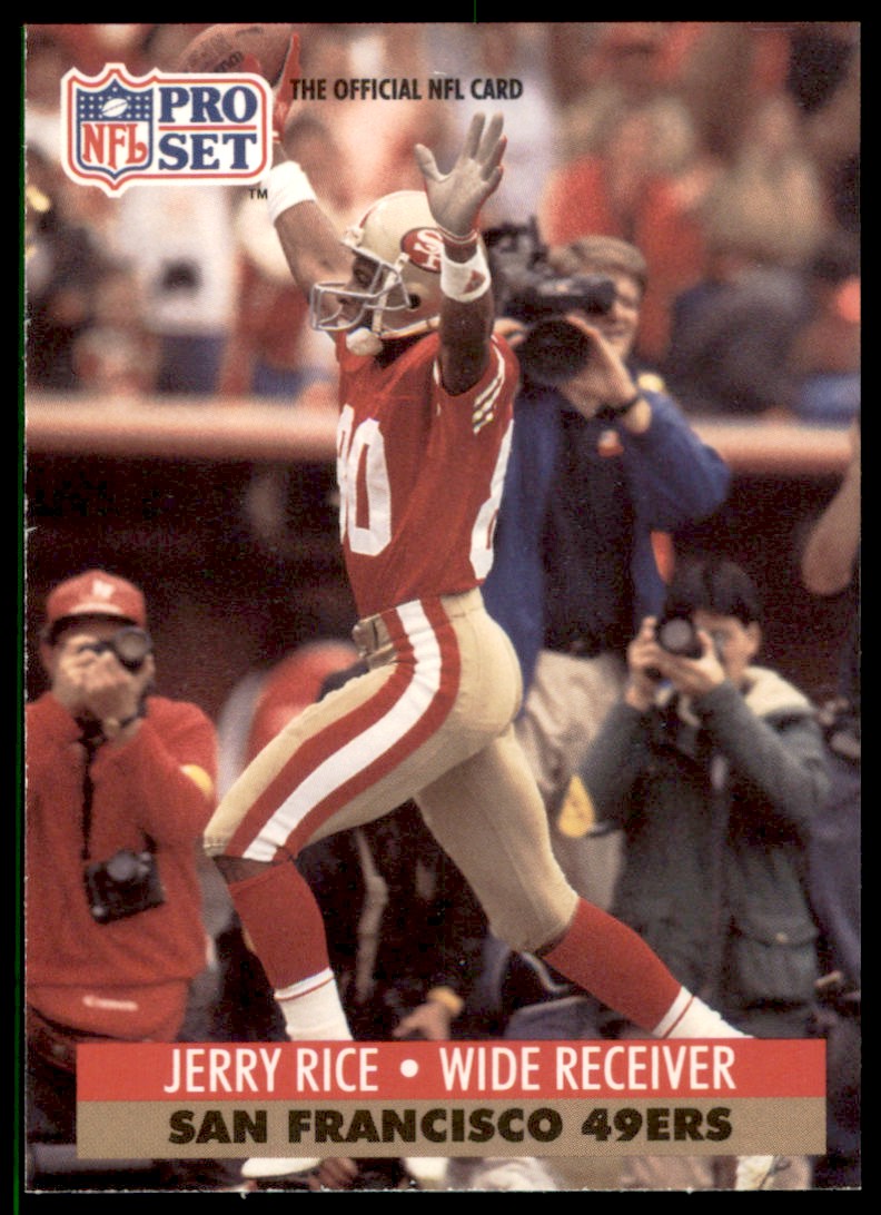 Proline Jerry Rice 1991 Pro Set Jerry Rice #654 on Kronozio