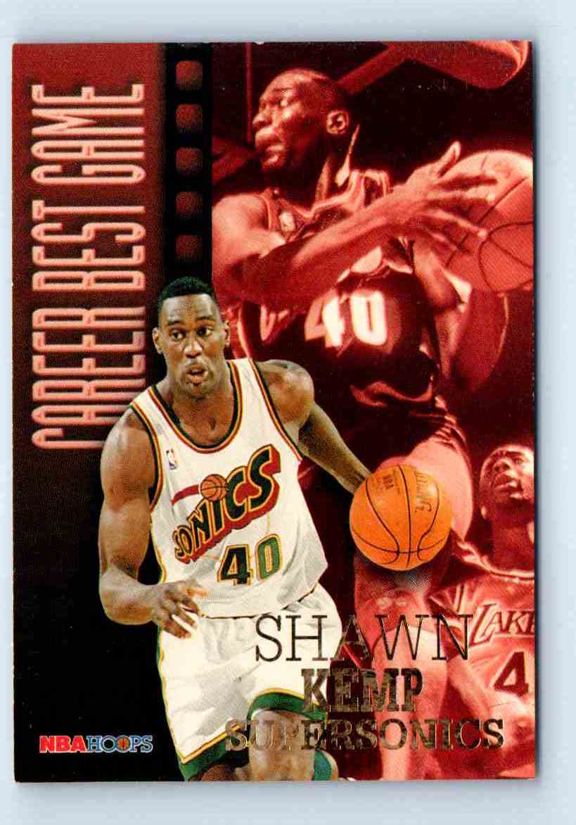 1996-97 NBA Hoops Shawn Kemp Seattle Supersonics #336 | eBay