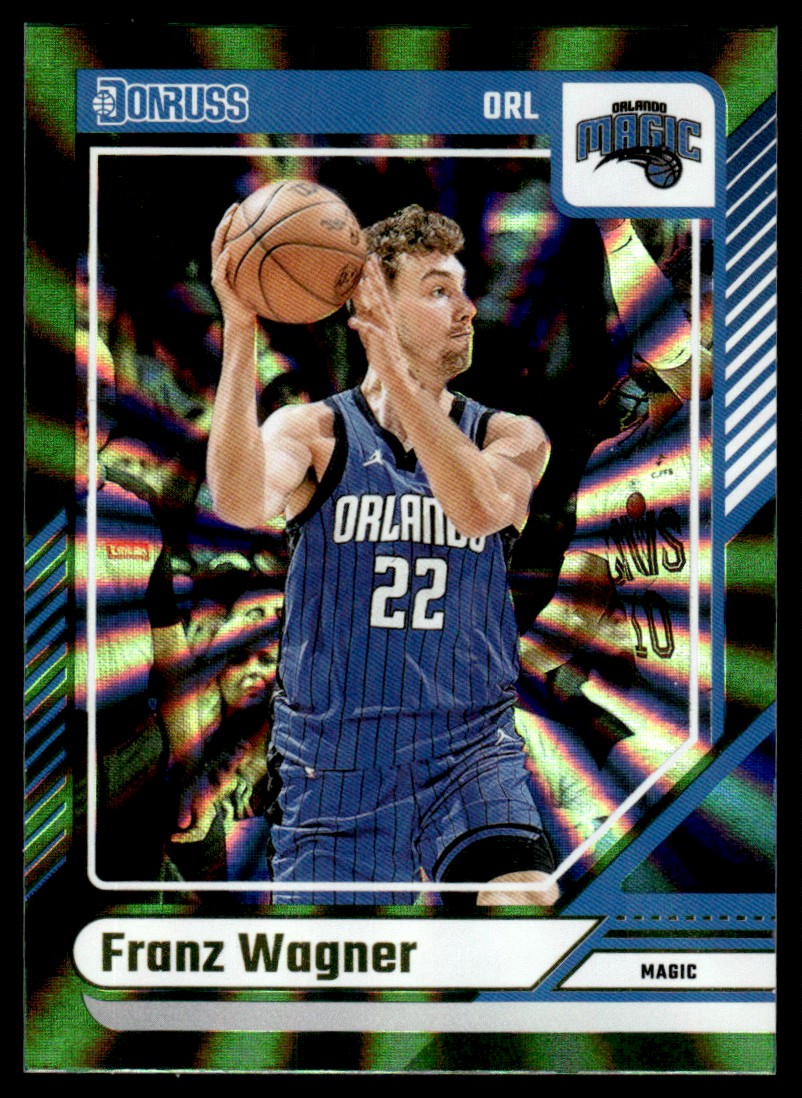 2024-25 Donruss Holo Green Laser Franz Wagner #179 on Kronozio