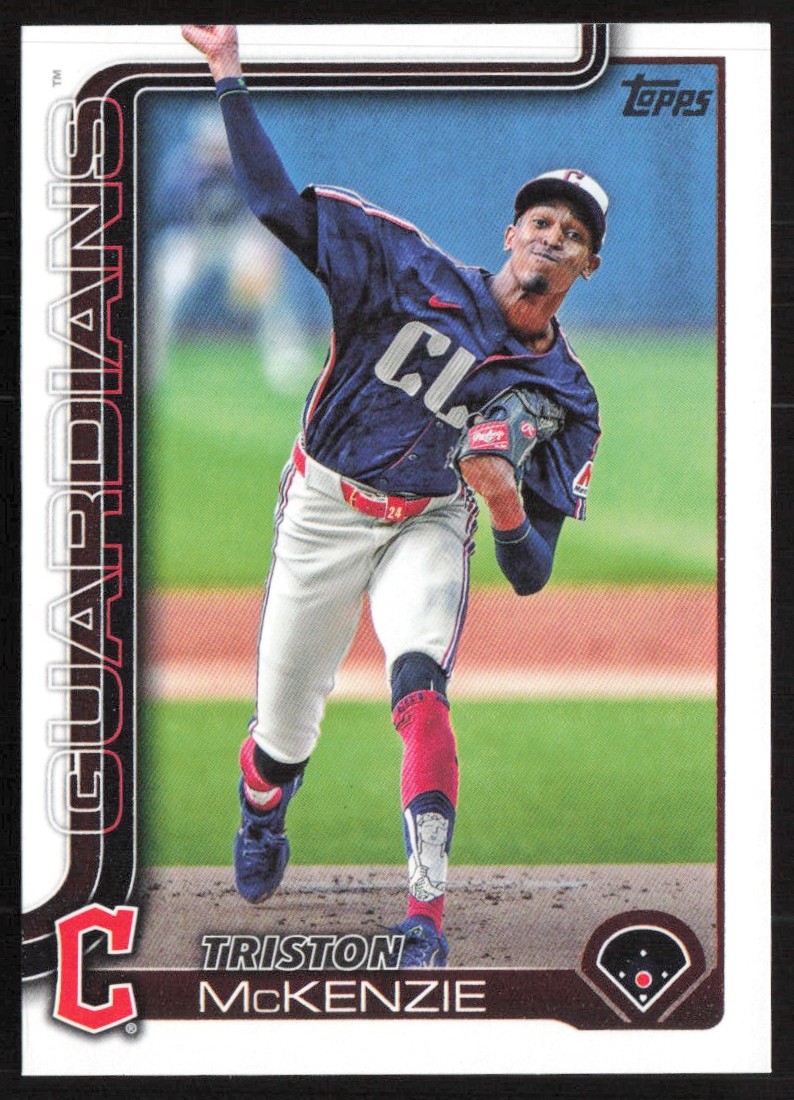 2025 Topps Series 2 Base Triston McKenzie Cleveland Guardians #645