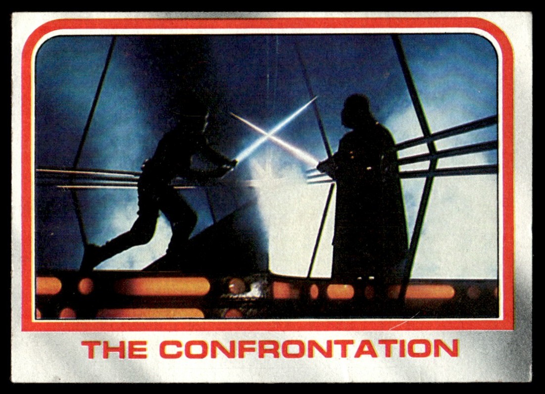 スターウォーズ　ハミルトンコレクション「The Empire Strikes」 1980 Topps Star Wars Empire Strikes Back CONFRONTATION #106