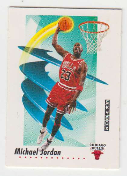 1991-92 SkyBox Canadian Minis Michael Jordan #7 card front image
