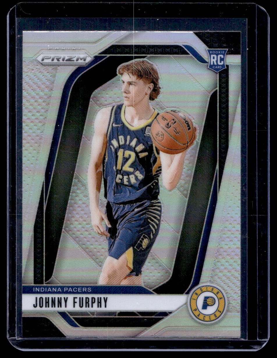 2024-25 Panini Prizm Silver Prizm Johnny Furphy RC Indiana