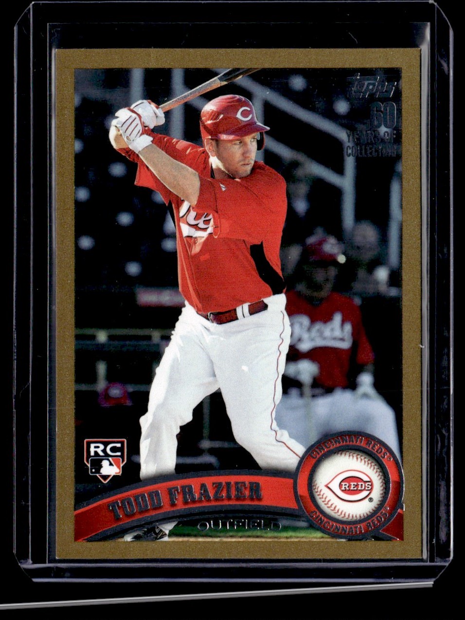 2011 Topps Update Gold Todd Frazier #US270 card front image
