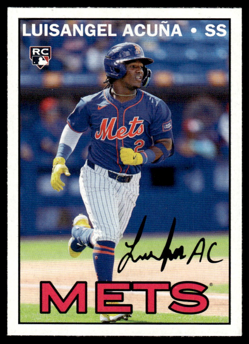 2025 Topps Heritage Luisangel Acuna RC New York Mets #H25-16