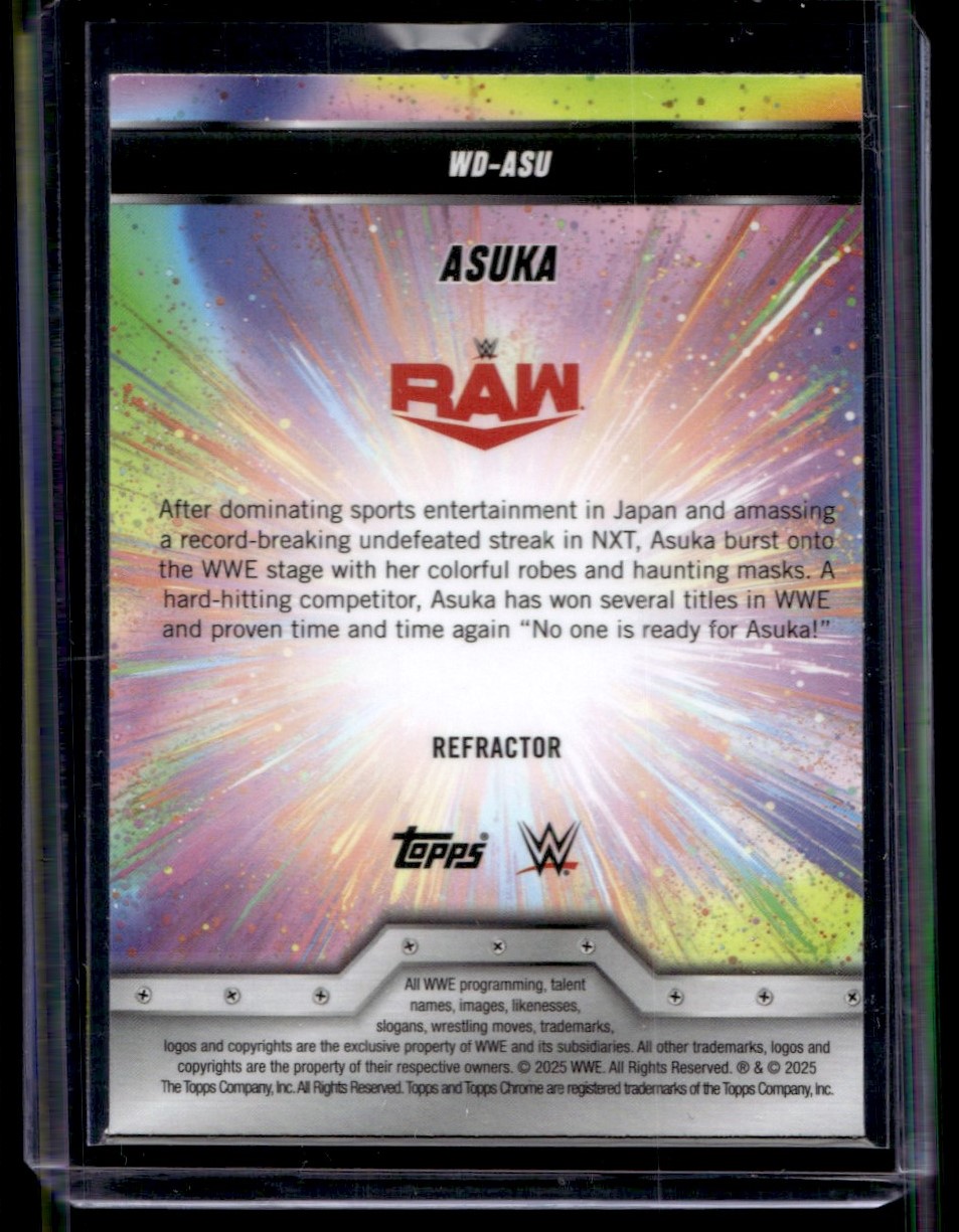 2025 Topps Chrome Womens Devision Refractor Asuka #WD-ASU | eBay