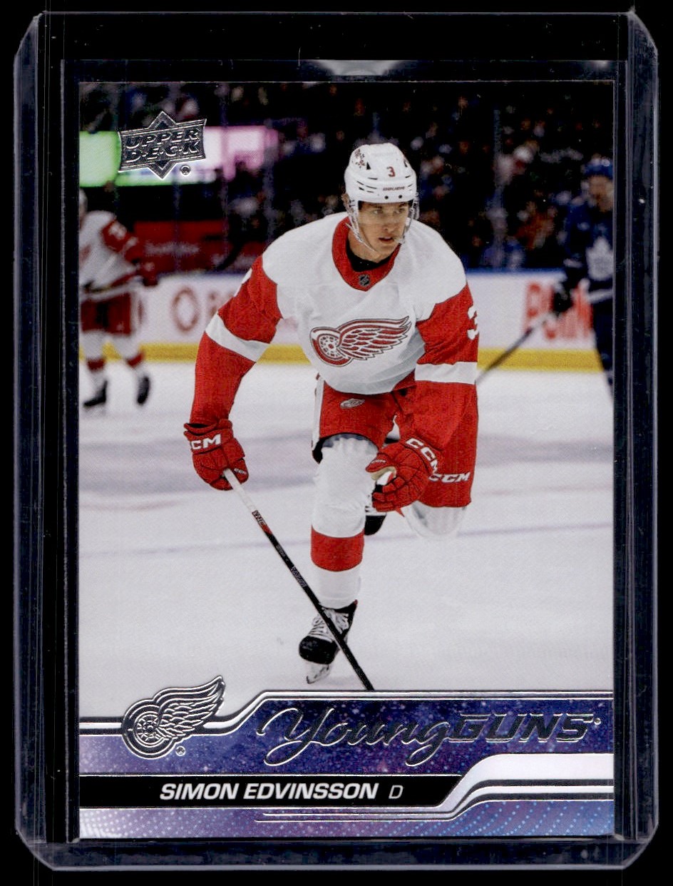 2023-24 Upper Deck Series 1 Young Guns Simon Edvinsson #228