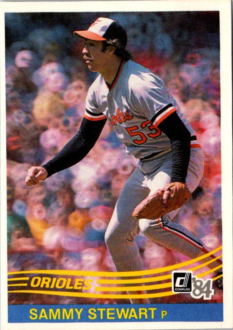 1984 Donruss Sammy Stewart #514