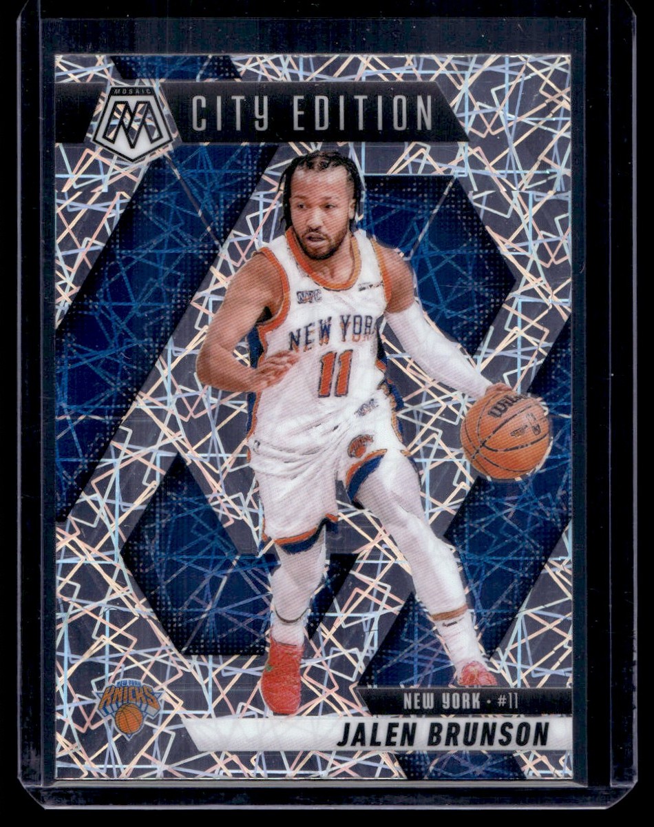 2024-25 Panini Mosaic Silver Laser Jalen Brunson New York Knicks