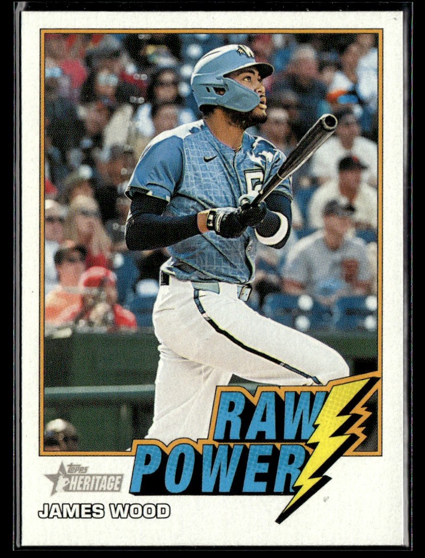 SUPER JUNIOR ロッテ スターアベニュー トレカ 2026 Topps Heritage Raw Power James Wood Washington Nationals #RP