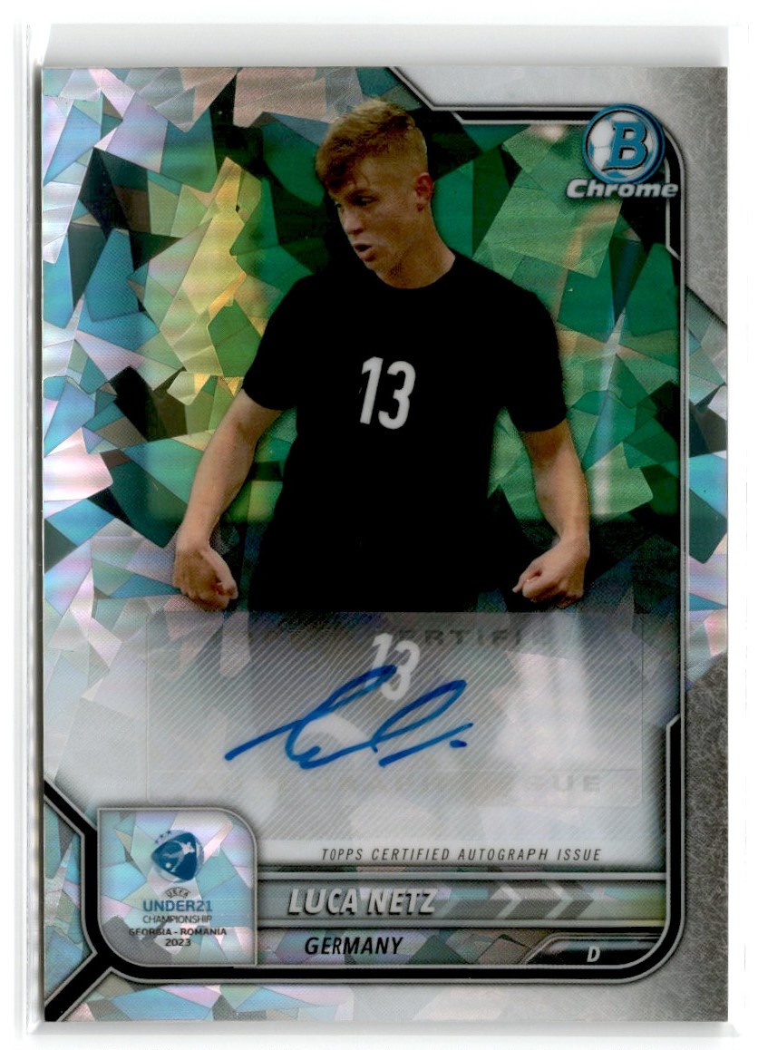 2022 BOWMAN CHROME UEFA UNDER 21 ATOMIC LUCA NETZ AUTO /125 | eBay