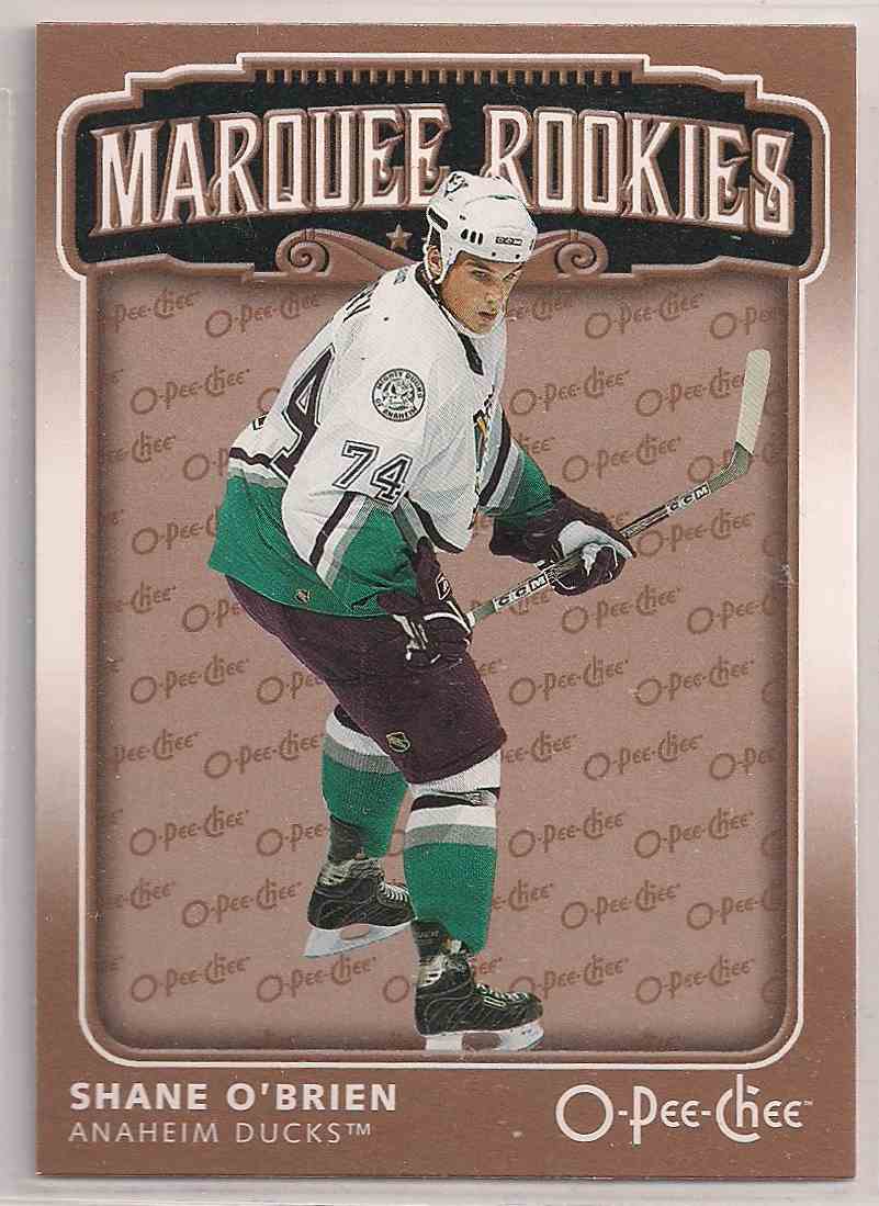 2006-07 O-Pee-Chee Marquee Rookies Shane O'Brien #536