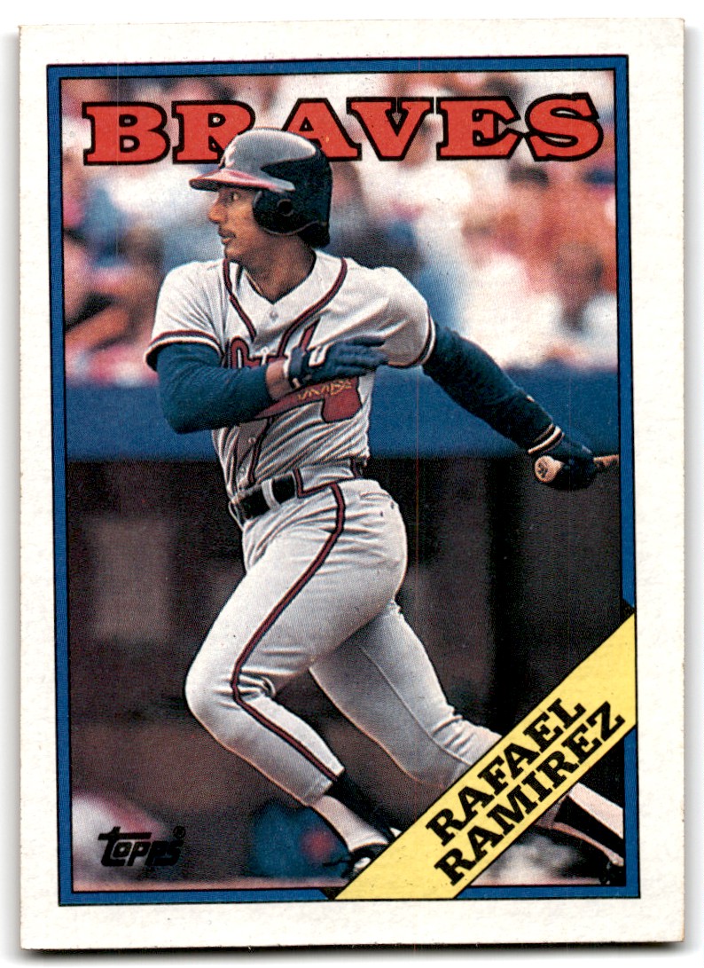 激安単価で 1988 Topps Baseball Card Rafael Ramirez Atlanta Braves #379 スポーツ選手