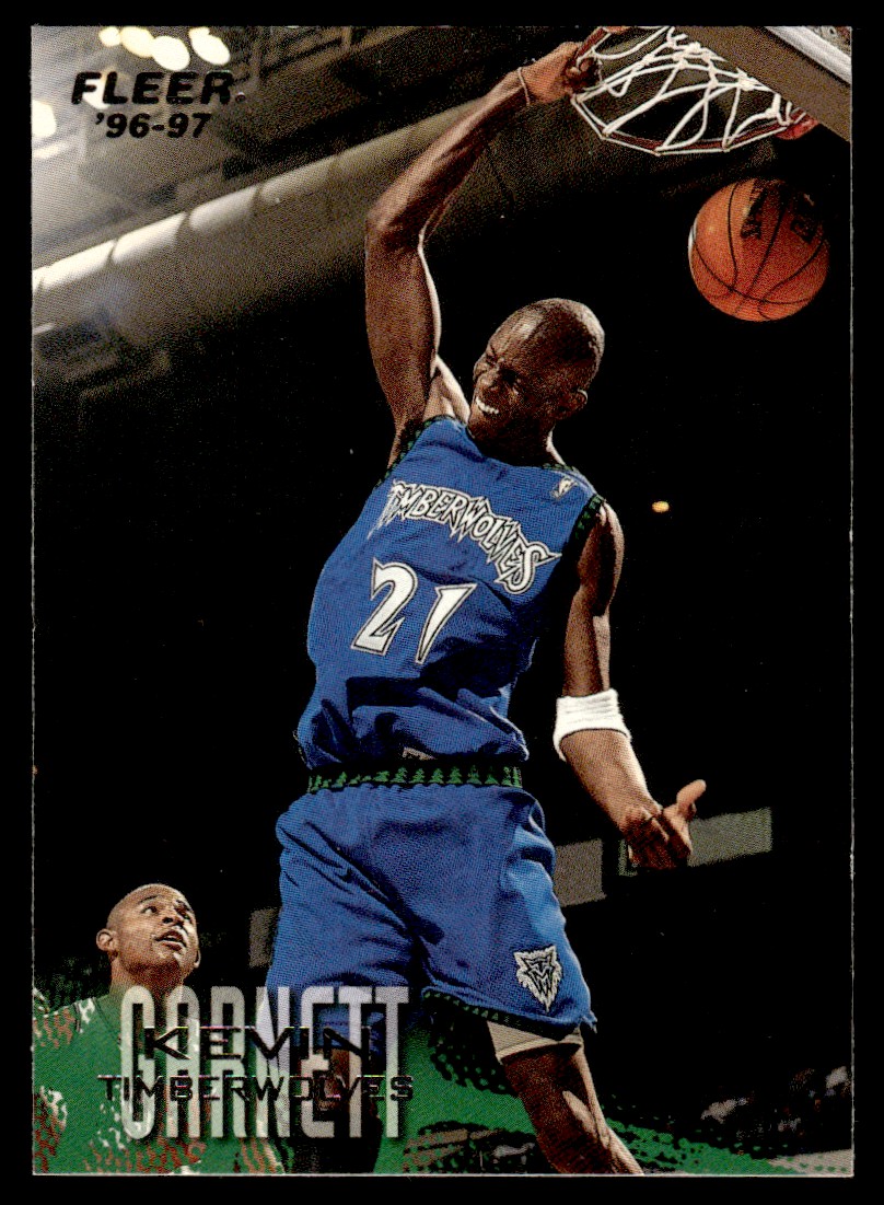 1996-97 Fleer Basketball Kevin Garnett Minnesota Timberwolves #216