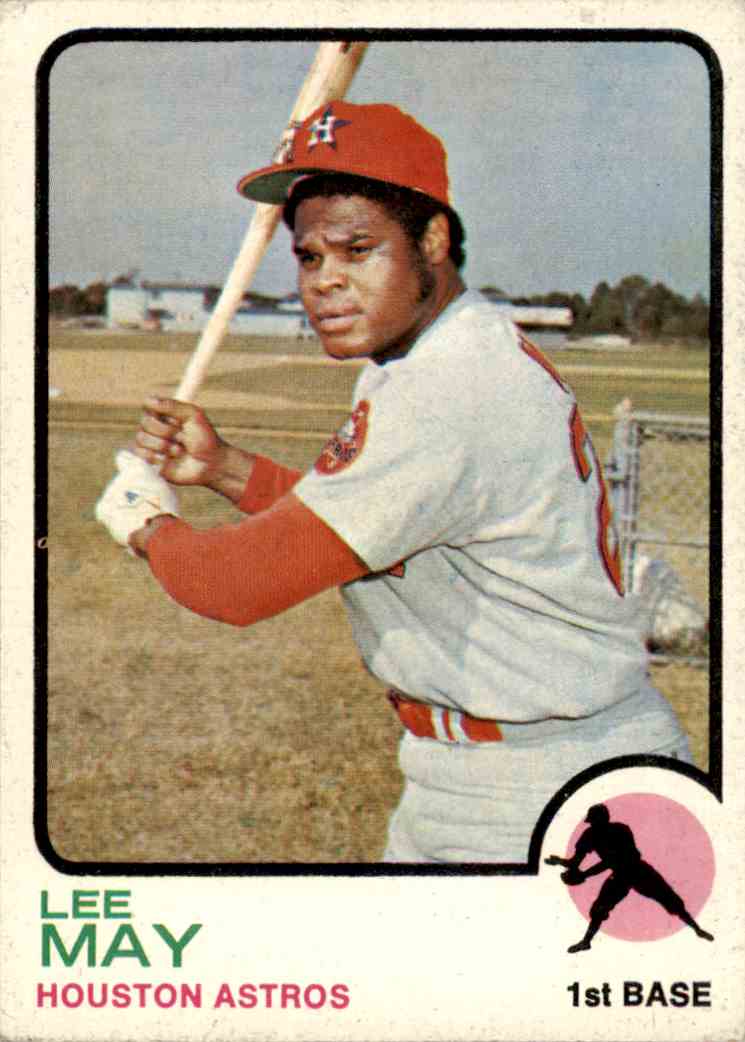 1973 Topps Topps Lee May #135 card front image