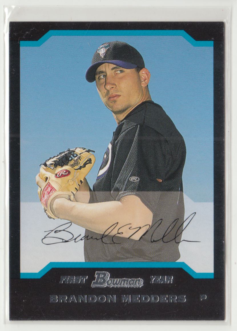2004 Bowman Brandon Medders #177