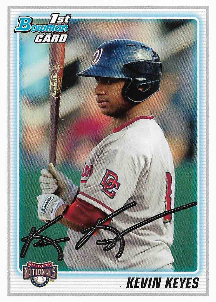 2010 Bowman Draft Picks & Prospects Kevin Keyes #BDPP51