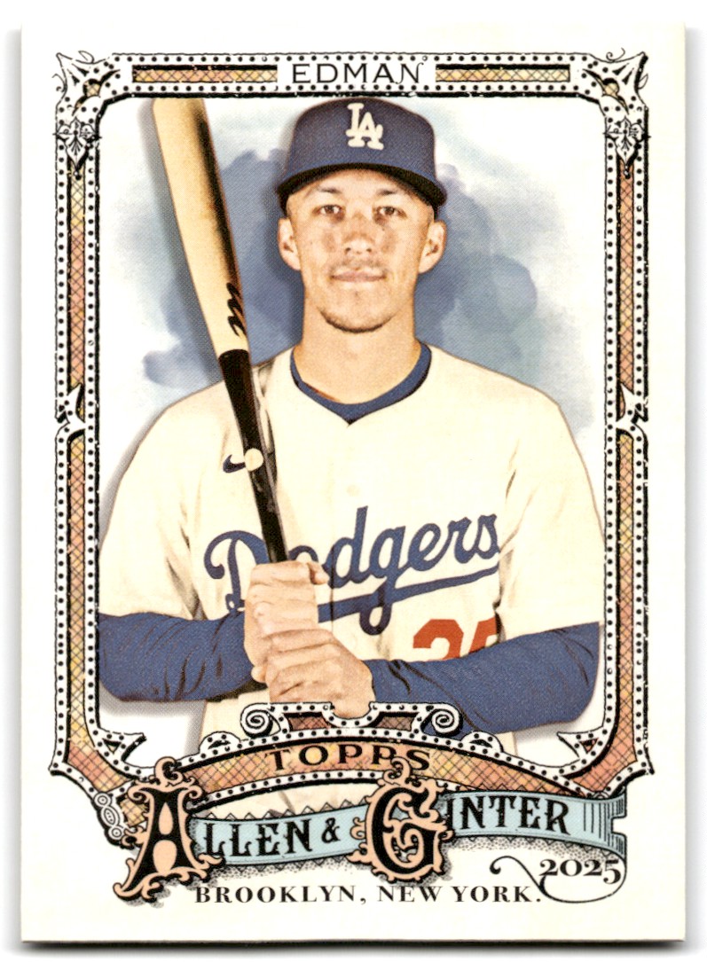 2025 Topps Allen & Ginter Tommy Edman Los Angeles Dodgers #203 | eBay