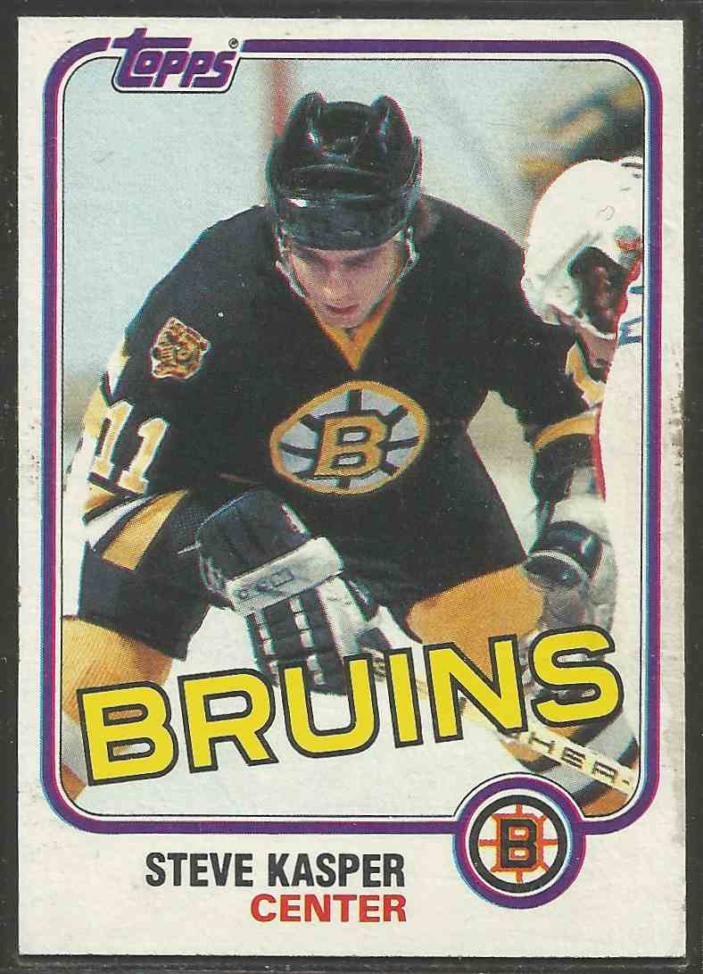 1981-82 Topps Steve Kasper #E68