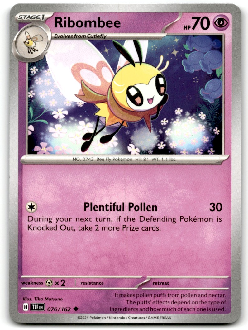 Pokemon Trading Card TCG Ribombee #76 | eBay