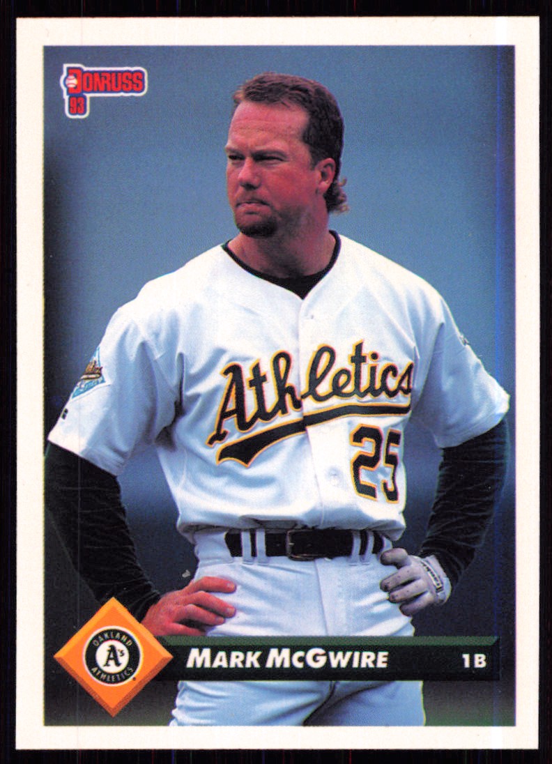 1993 Donruss Mark McGwire Oakland Athletics #479 | eBay