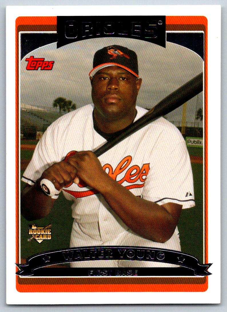 2006 Topps Walter Young #307 card front image