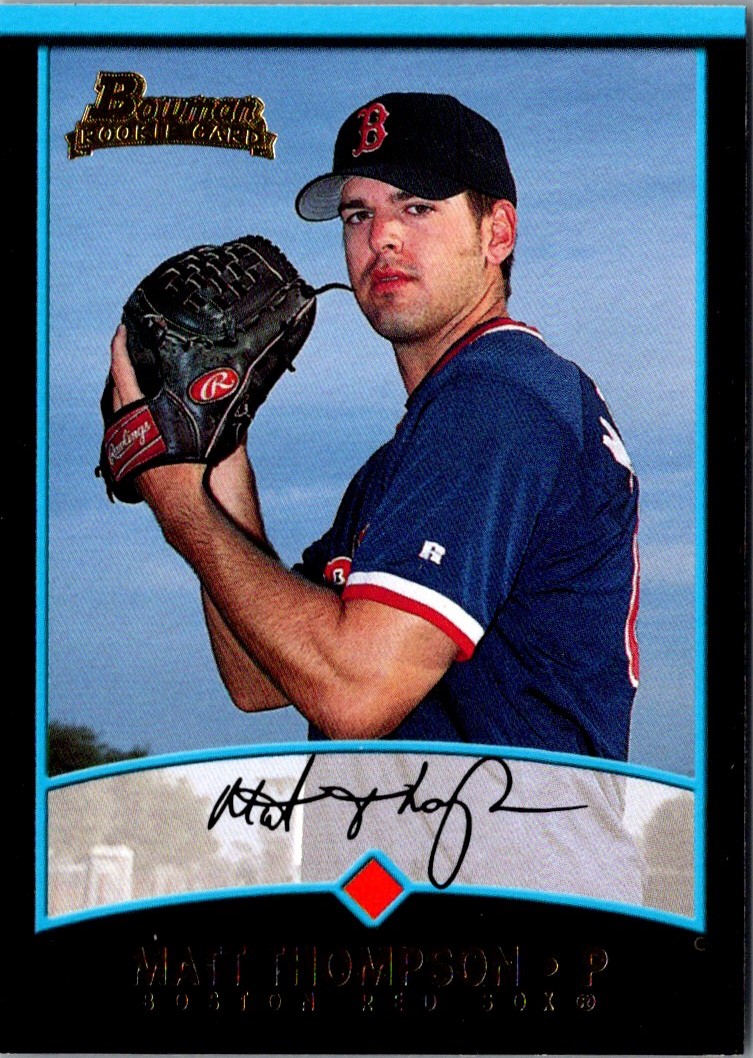 2001 Bowman Draft Picks & Prospects Matt Thompson #BDP5
