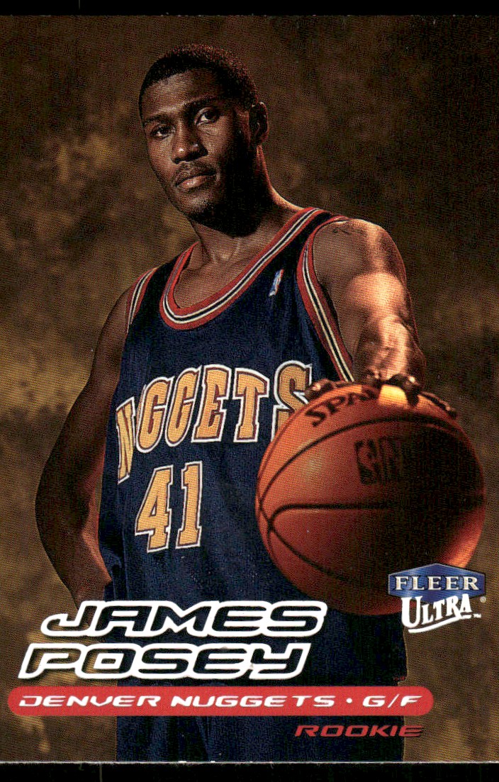 希少Nuggets:OriginalArtyfactsFromTheFirstP James Posey Denver Nuggets #134 1999-00 Ultra Basketball