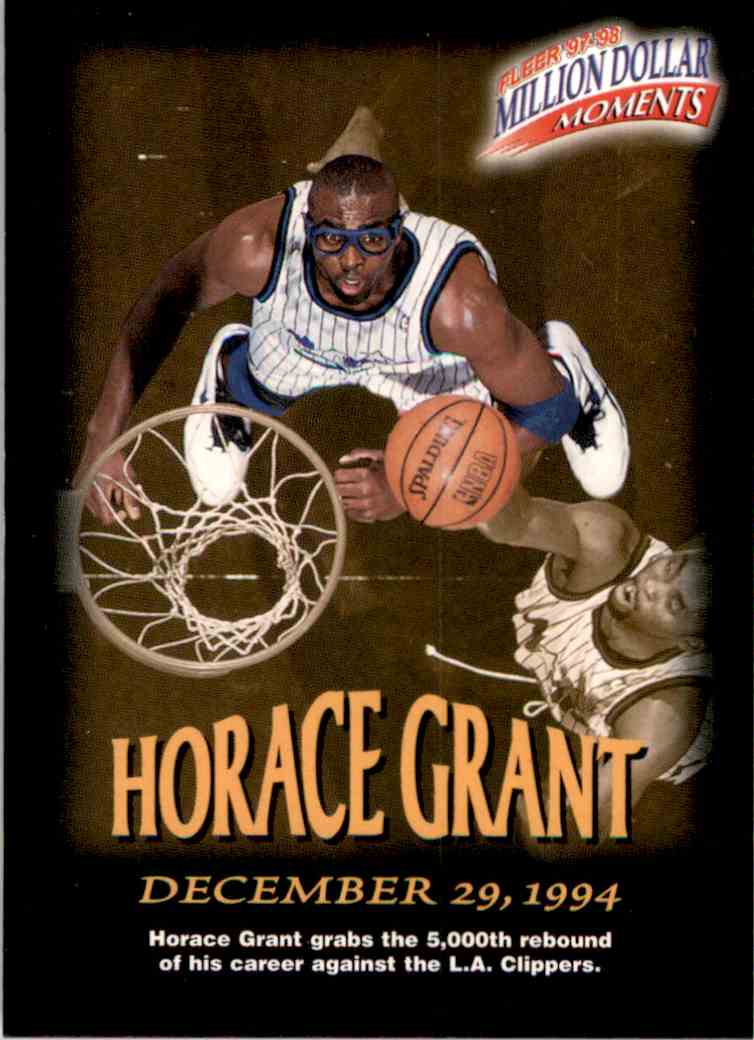 1997-98 Fleer Million Dollar Moments Horace Grant #35 card front image