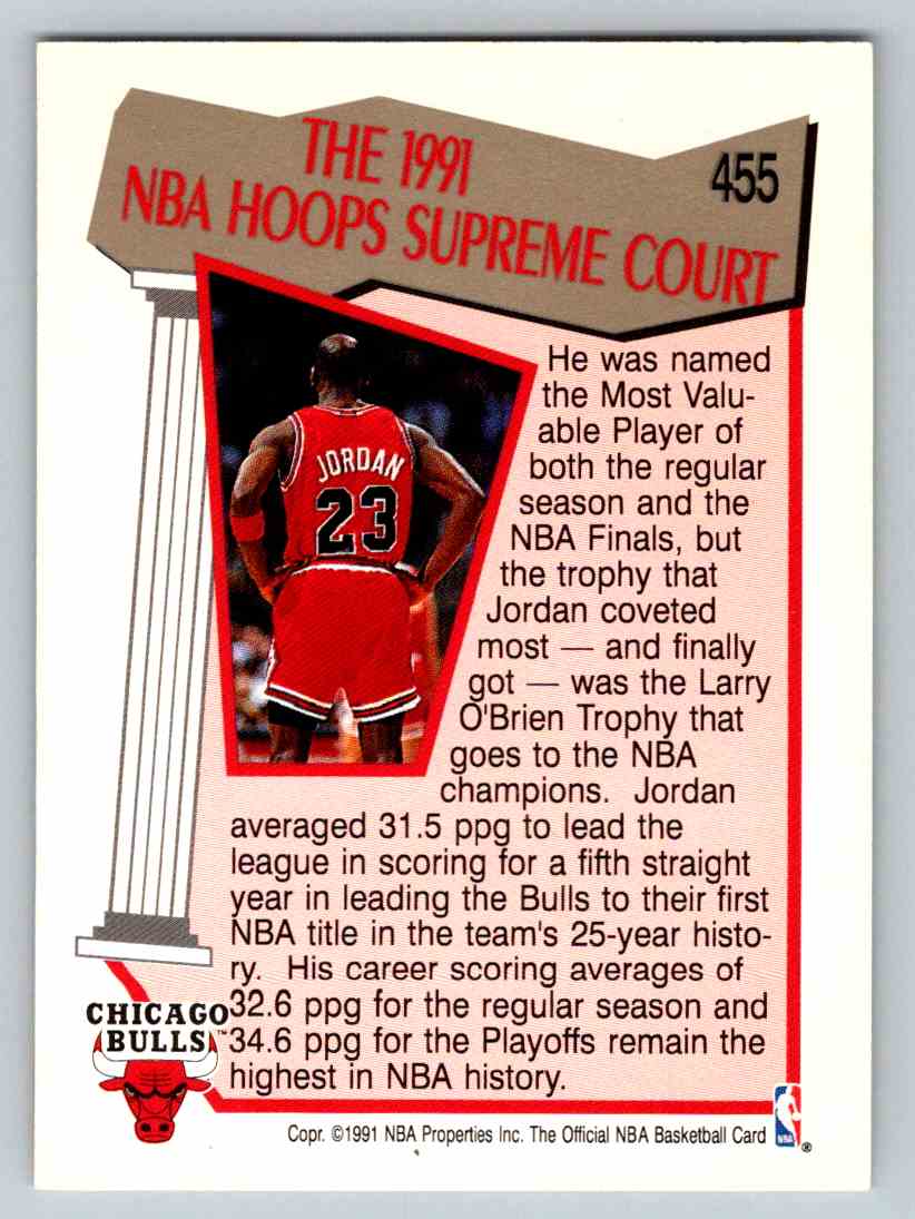 1991 92 nba hoops michael jordan