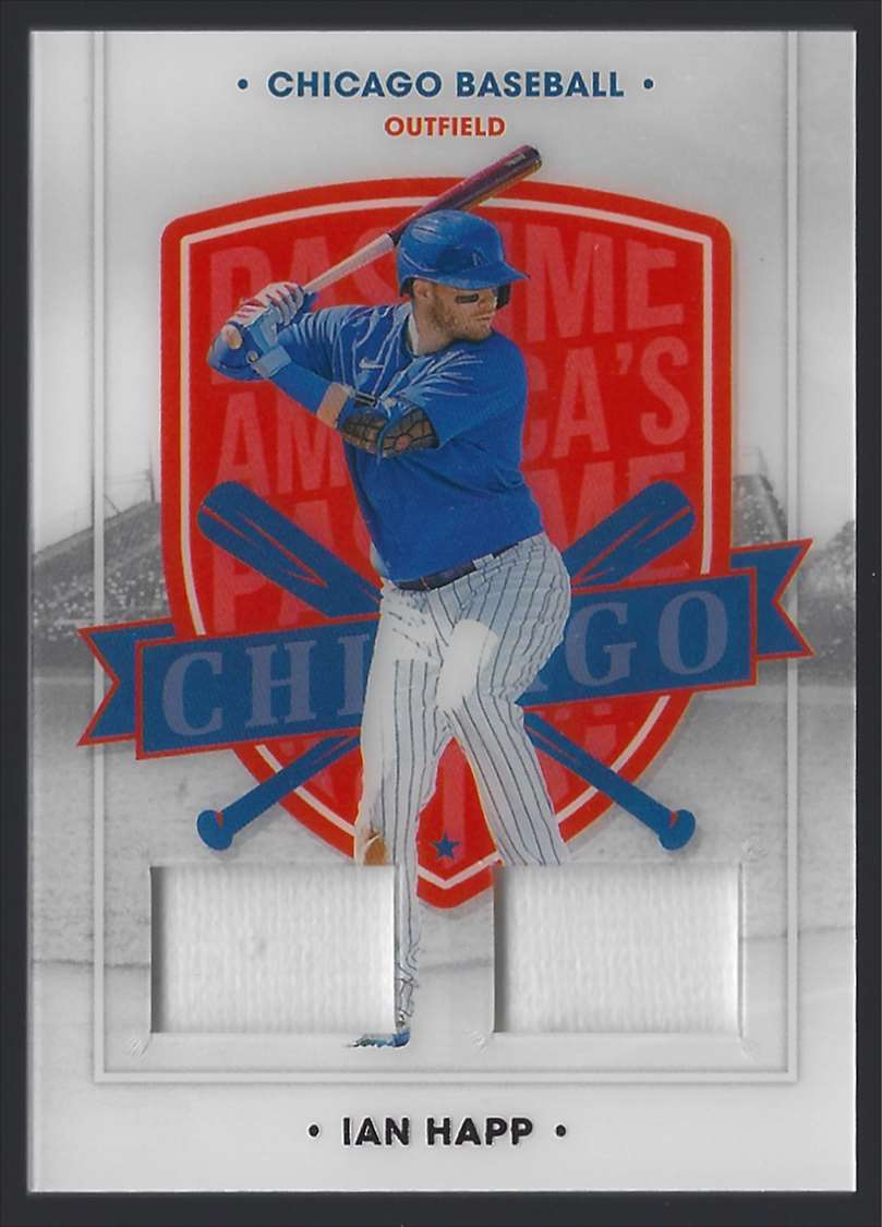 2021 Panini America's Pastime Dual Swatches Ian Happ #56 card front image