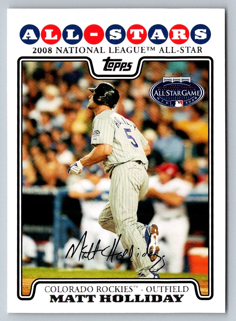 2008 Topps Updates & Highlights Matt Holliday #UH11
