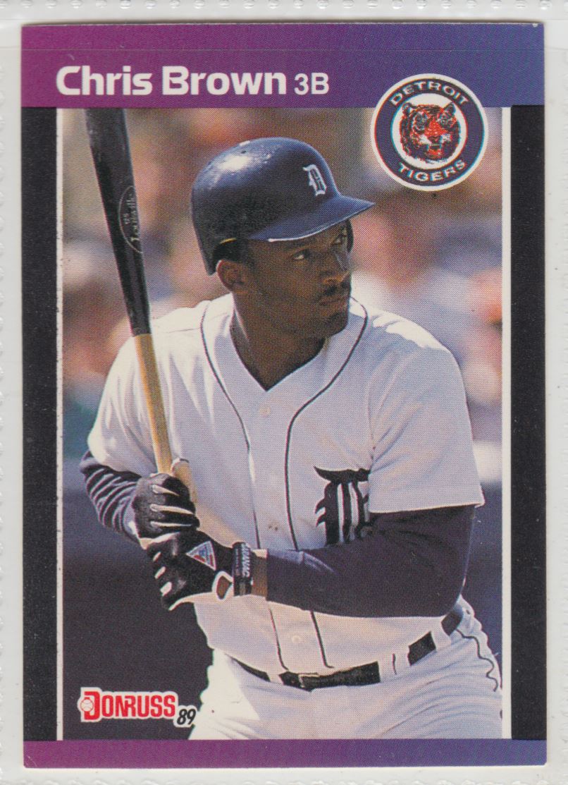 1989 Donruss Traded Chris Brown #T-9