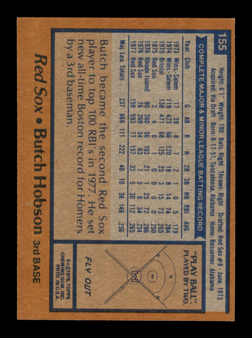 Topps Baseball #1-250 1978 - TÚ ELIGES - Completa tu conjunto - Imagen 309 de 499