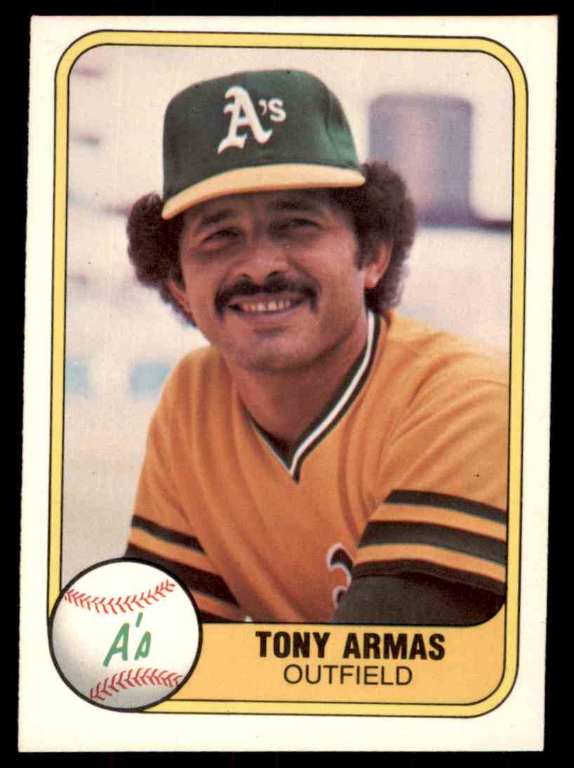 1981 Fleer MLB Baseball Tony Armas #575