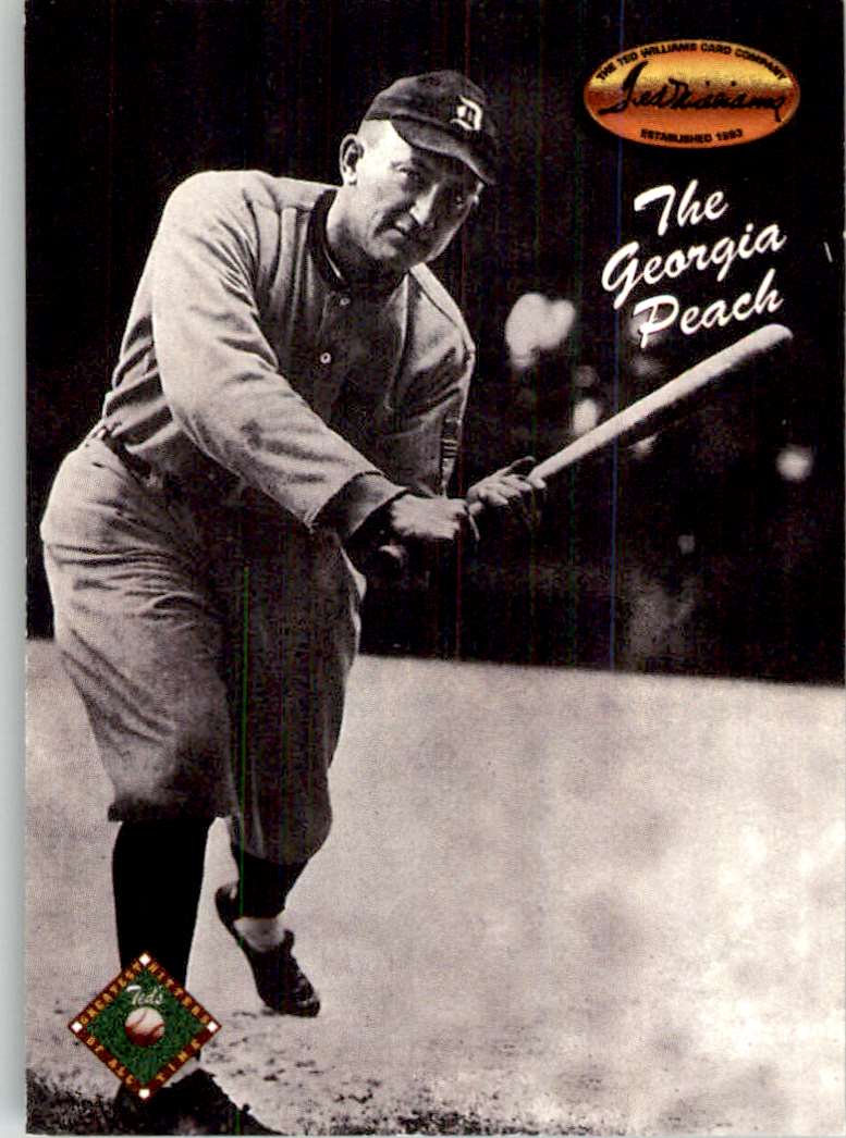 1993 Ted Williams Card Co The Peach Ty Cobb 125 on Kronozio