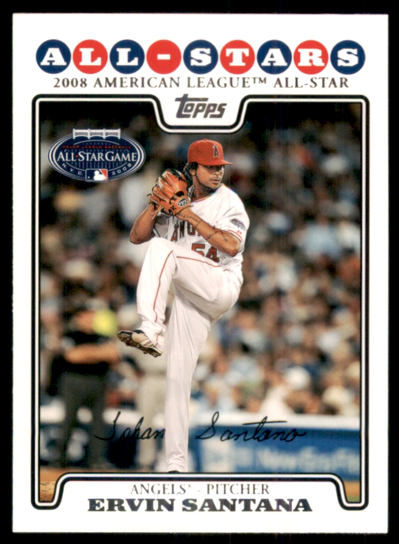2008 Topps Updates Ervin Santana #UH77