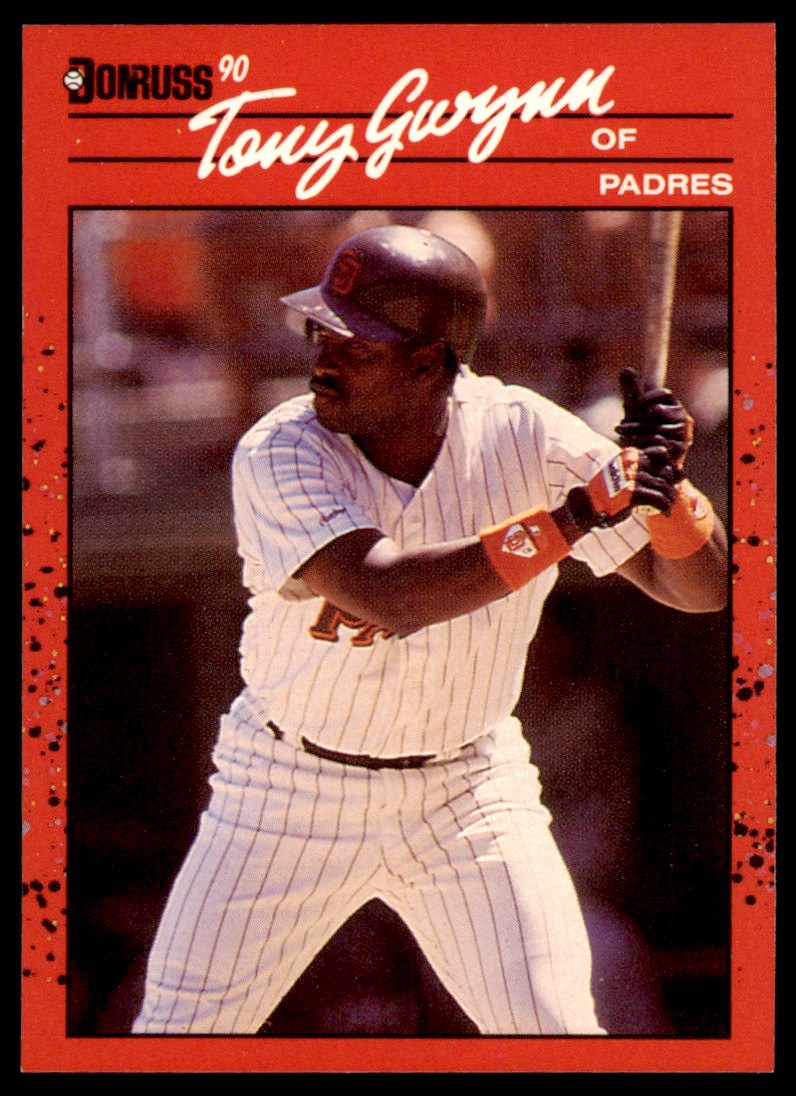 1990 Donruss Error No . Tony Gwynn #86