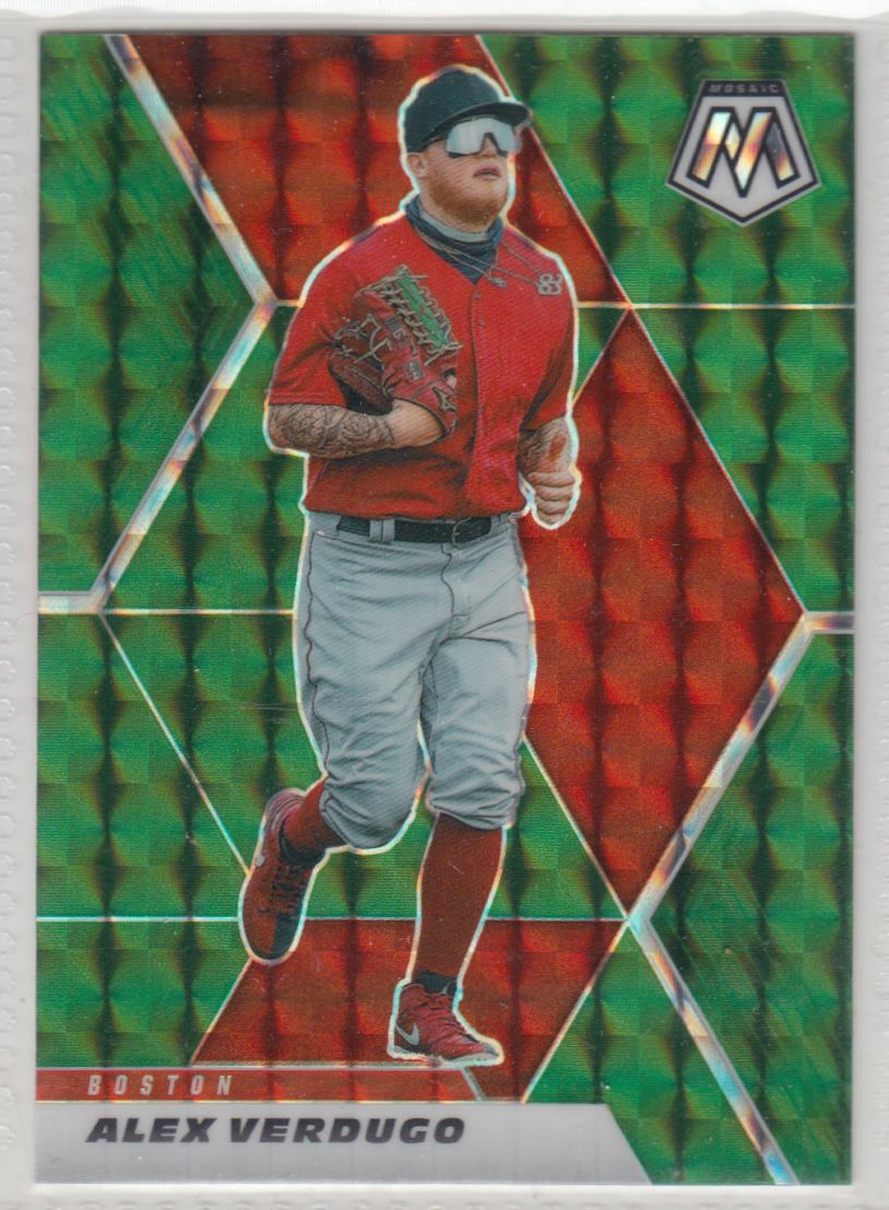 2021 Panini Mosaic Mosaic Green alex Verdugo #200